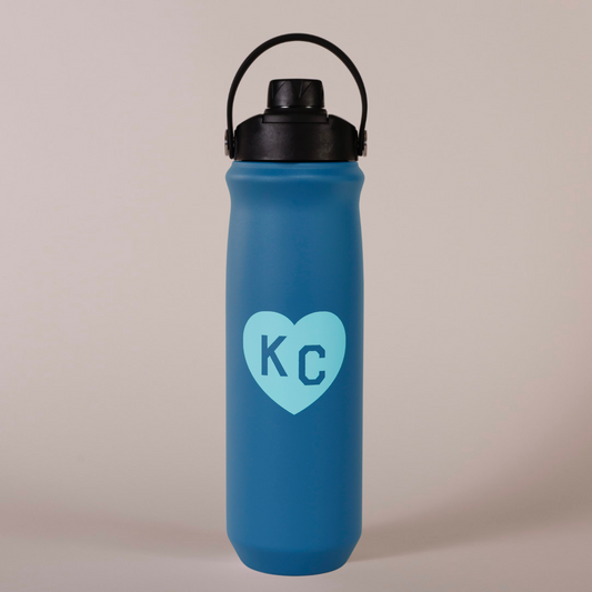 Charlie Hustle Blue KC Heart (Chug Cap)